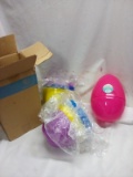 Set of 4 Jumbo Giant Easter Treat Containers