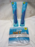 3Pc Cooling Lot- 2Mission Reusable Coolin Towels, 1Cryopak Ice/Hot Pack