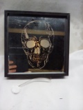 LED Skull Mirror