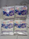 Unique Balloon Arch Kits. Qty 4- 26 Count Balloon Kits.