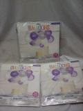 Purple Balloon Chandelier Kits. Qty 3.