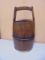 Vintage Woode Chinese Rustic Water Bucket