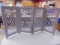 Solid Wood Free Standing 4 Section Pet Gate