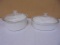 2 Pc. Set of Baking Dishes w/Glass Lids