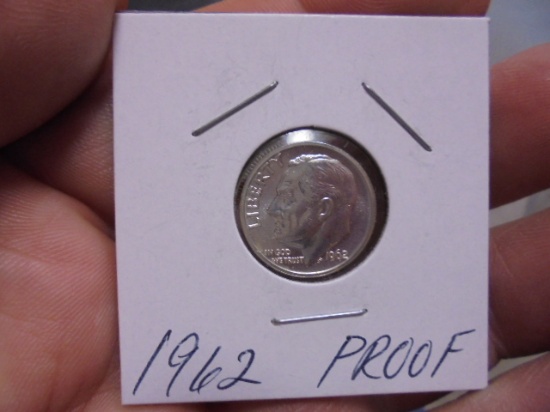 1962 Proof Silver Roosevelt Dime