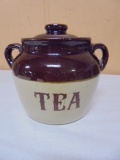 Vintaage Mamouth Pottery Tea Crock w/ Lid