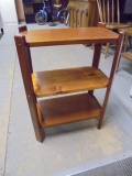 Vintage Solid Wood 3 Tier Shelf