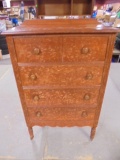 Solid Wood 4 Drawer Chest of Drawers