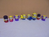 Group of 8 Assorted Minnion Figurines