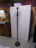 Oil Rubbed Bronze Finish Torchiere Floor Lamp