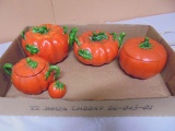 Vintage Handpainted Japan Tomato Table Serving Set