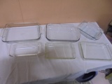 6 Pc. Group of Pyrex and Anchor Glass Bakeware