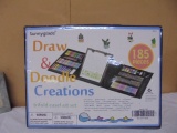 Sunny Glade Draw & Doodle Creations Tri Fold Easel Art Set