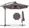 BCP 10’ Solar LED Patio Offset Umbrella- MSRP $124.99