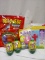 Qty 6 Easter decorating kit, Easter Smarties filled eggs, Warheads