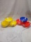 6 Packs of 4 Assorted Color Plastic TrueLiving 23FlOz Bowls