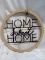 TrueLiving 7”D Hanging “Home Sweet Home” Sign