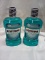 Antiseptic Listerine Ultraclean. Cool Mint- Qty 2- 1 Liter Bottles