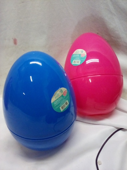 Pair of Giant Jumbo Easter Treat Containers