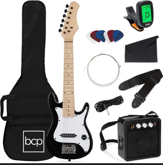 BCP 30” Kids Electric Guitar Starter Kit w/ Amp- MSRP $99.99