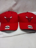 Qty 2 Adjustable Men’s Chicago Bulls Hat