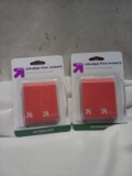 2 Dual Packs of Up&Up Smudge-Free Giant Erasers