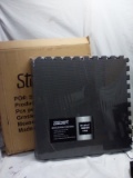 6 Pack of 24”x24”x.5” Stalwart Interlocking Dark Grey Foam Mats