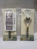 Par of EcoTools Limited Edition Jade Contour Roller Made w/ Real Jade