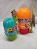 2Pc Lot of No-Spill Bubble Tumblers for 18M+