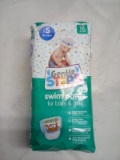 Single Gentle Steps 12 Pack of Kids Swim Pants- S