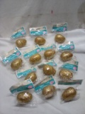 13 Packs of 2 Giant Glitter Easter Treat Containers