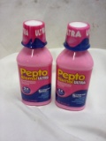 Pepto Bismol Ultra. Qty 2- 12 fl oz Bottles.