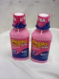 Pepto Bismol Ultra. Qty 2- 12 fl oz Bottles.