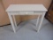 Small Solid Wood Painted Entry Way Table w/ Drawer