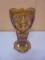 Vintage LE Smith Iradescent Carnival Glass Vase