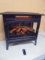 Like New Free Stfanding Quartz Infrared Fireplace Heater w/ Remote
