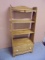 Solid Maple 4 Tier Bookcase w/ Drawer in Bottom