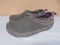Pair of Crocs Suede Surrey Slip On Boat Loafers