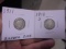 1911 & 1912 S Mint Silver Barber Dimes