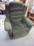 Dark Green Power Lift Chair w/ Heat & Massage