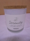 Brand New Sonoma Serenity 3 Wick Jar Candle