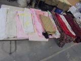 Large Group of Linen Tableclothes