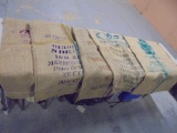 Group of 5 Large Burlap Bags