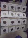 Group of 16 Assorted Date Buffalo Nickels