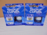 2 Brand New 2pc Paint Touch Up Cup Sets