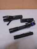 Group of 4 Assorted Flash Lights
