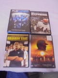 Group of 4 Football Movie DVDs