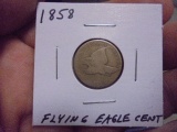 1858 Flyig Eagle Cent