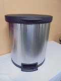 Stainless Steel Foot Pedal Kitchen Trash Can