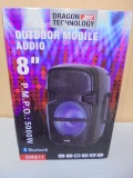 Dragon Technology 8in/5000W Outdoor Mobile Bluetooth Speaker